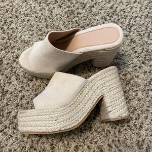 Open Toe Platform Wedges